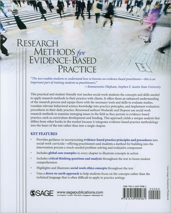 Research Methods for Evidence-Based Practice