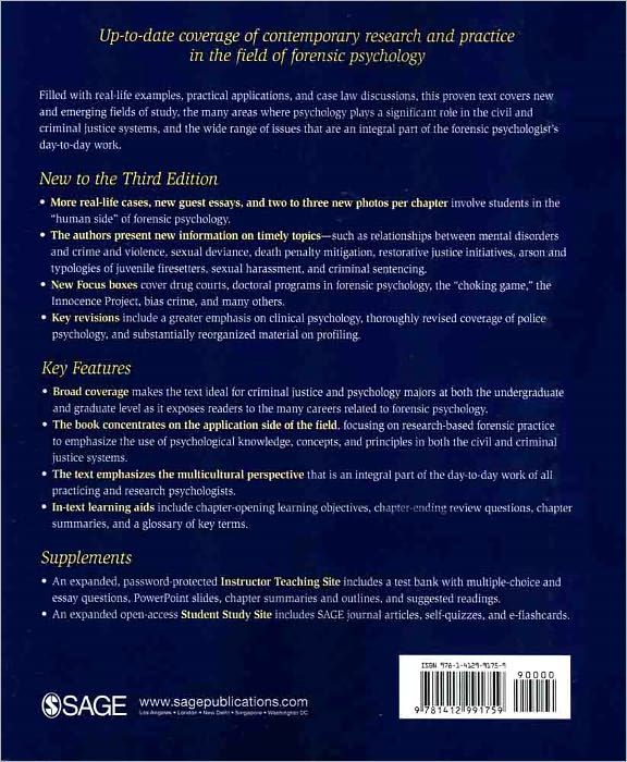 Introduction to Forensic Psychology: Research and Application