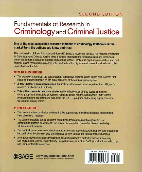 Fundamentals of Research in Criminology and Criminal Justice