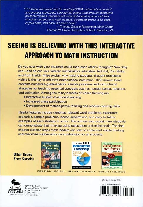Visible Thinking in the K-8 Mathematics Classroom