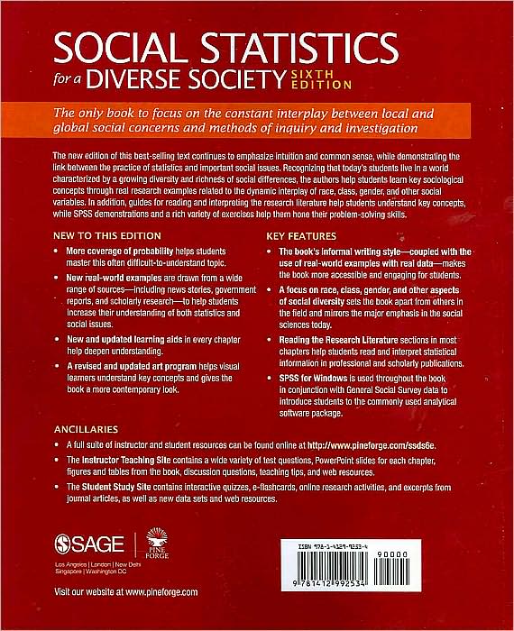 Social Statistics for a Diverse Society