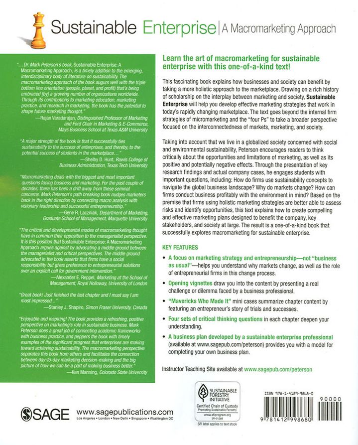 Sustainable Enterprise: A Macromarketing Approach