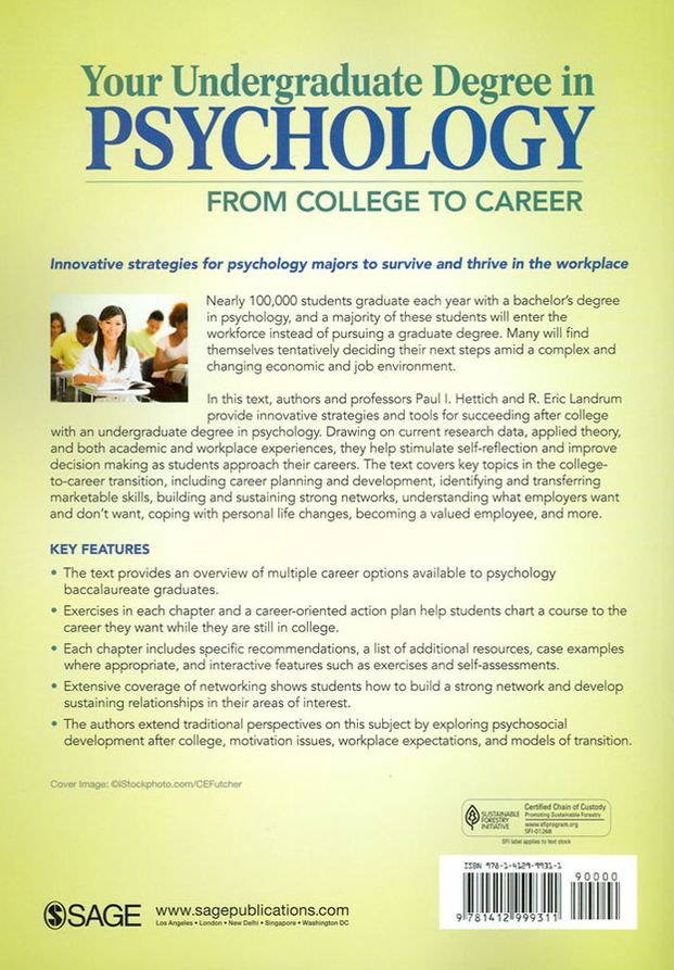 Your Undergraduate Degree in Psychology: From College to Career