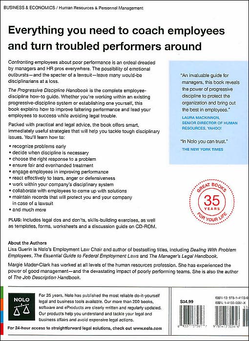 The Progressive Discipline Handbook: Smart Strategies for Coaching Employees