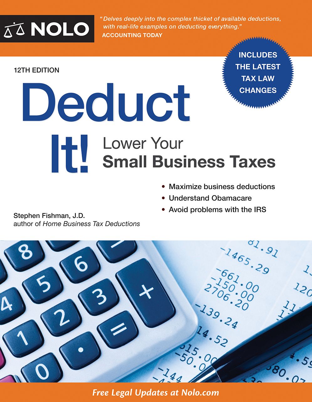Deduct It!: Lower Your Small Business Taxes