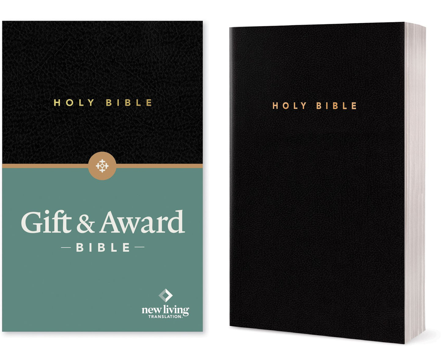 Gift and Award Bible NLT (Red Letter, Imitation Leather, Black)
