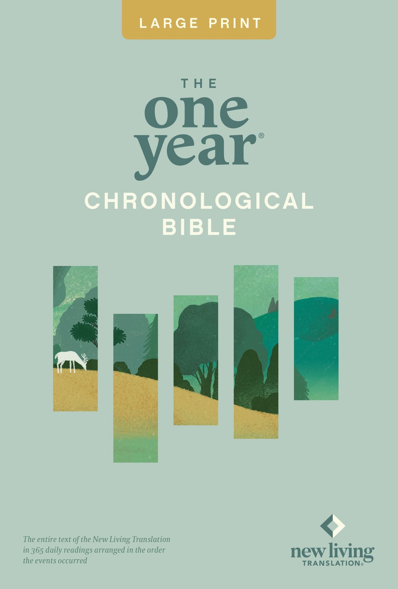 The One Year Chronological Bible NLT, Premium Slimline Large Print
