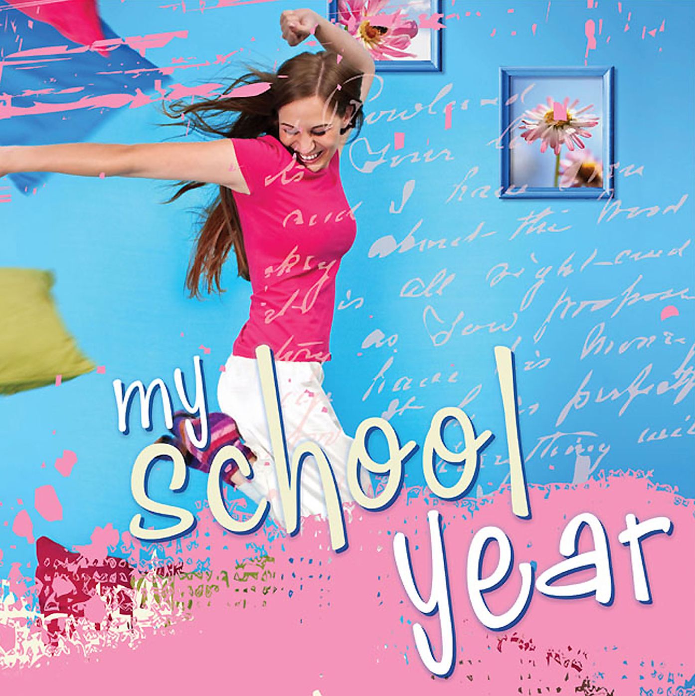 My School Year for Teen Girls: Hardcover Scrapbooking Album w/ Plastic Sleeves