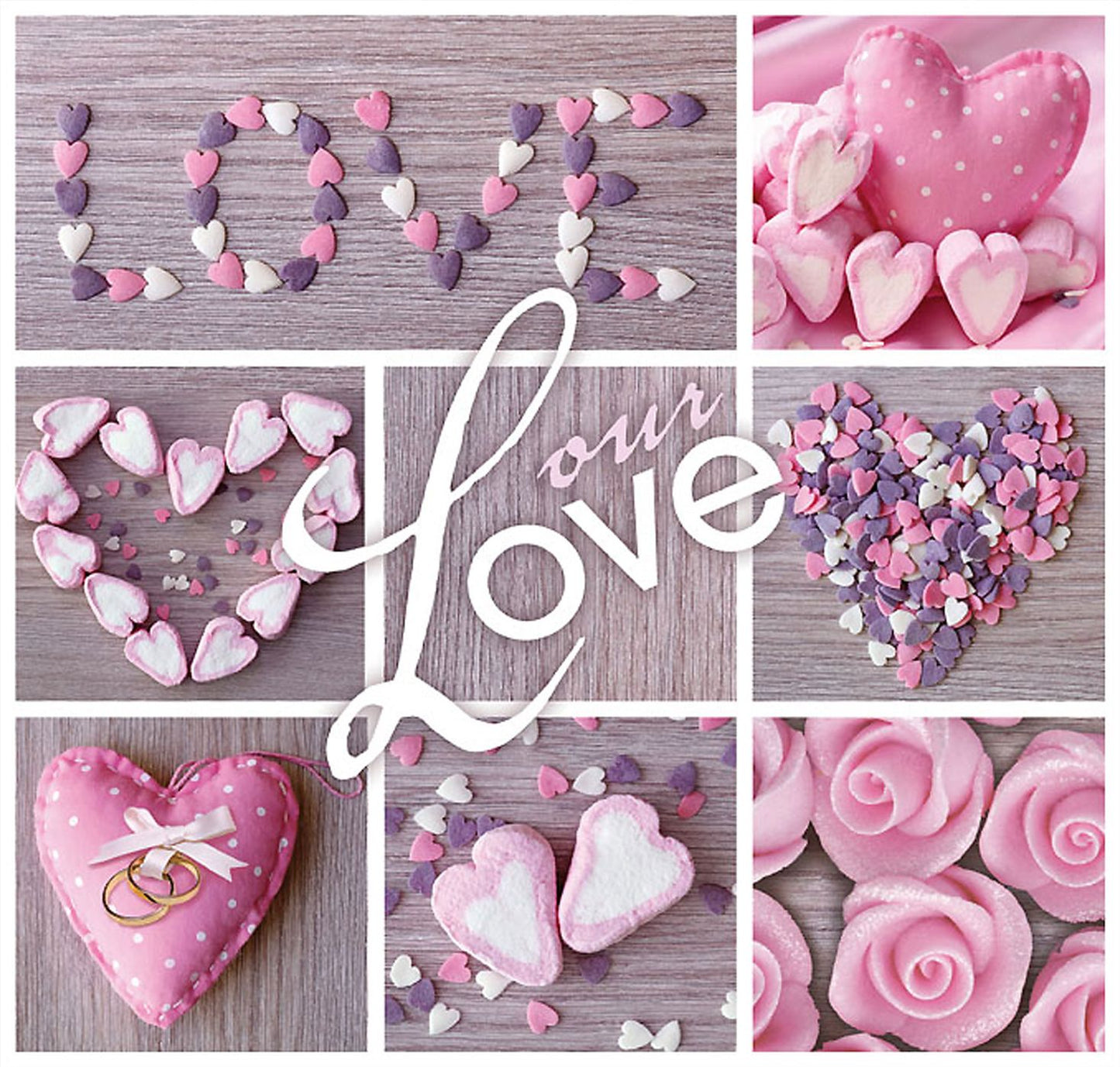 Hardcover Journal w/ Plastic Sleeve - Our Love