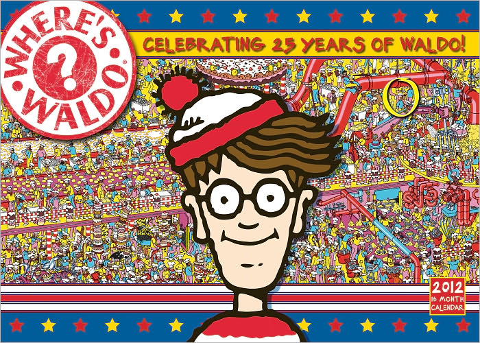 2012 Where's Waldo? Wall Calendar