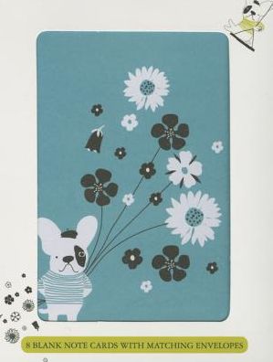 Frenchie & Flowers Boxed Blan