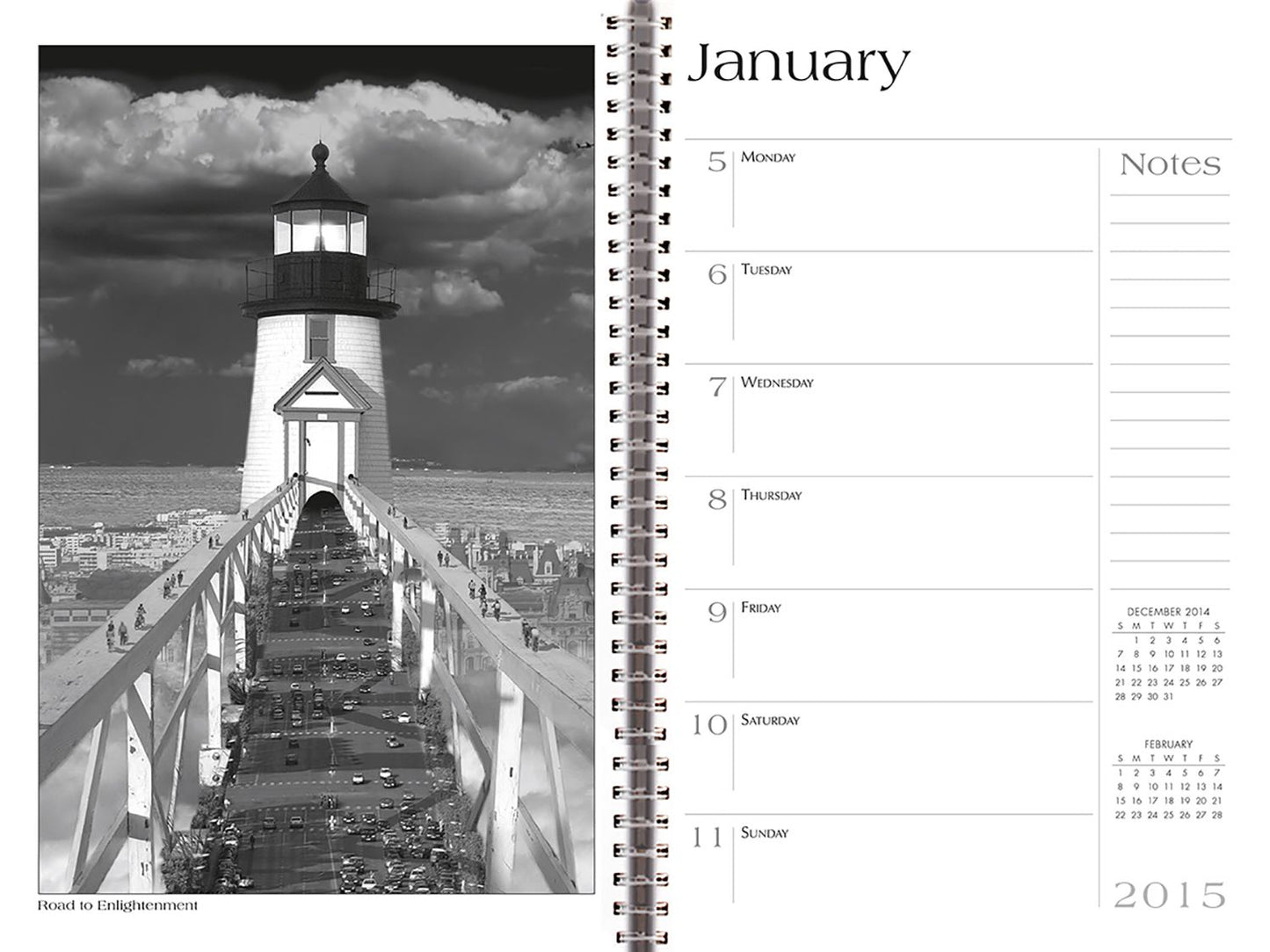 2015 Thomas Barbey: A Collection of Photomontages Weekly Engagement Calendar