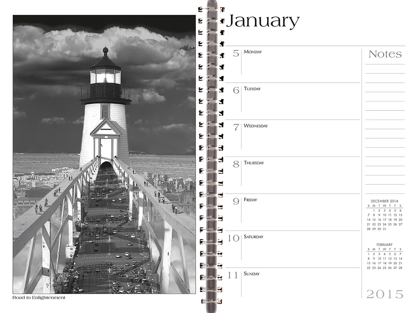 2015 Thomas Barbey: A Collection of Photomontages Weekly Engagement Calendar
