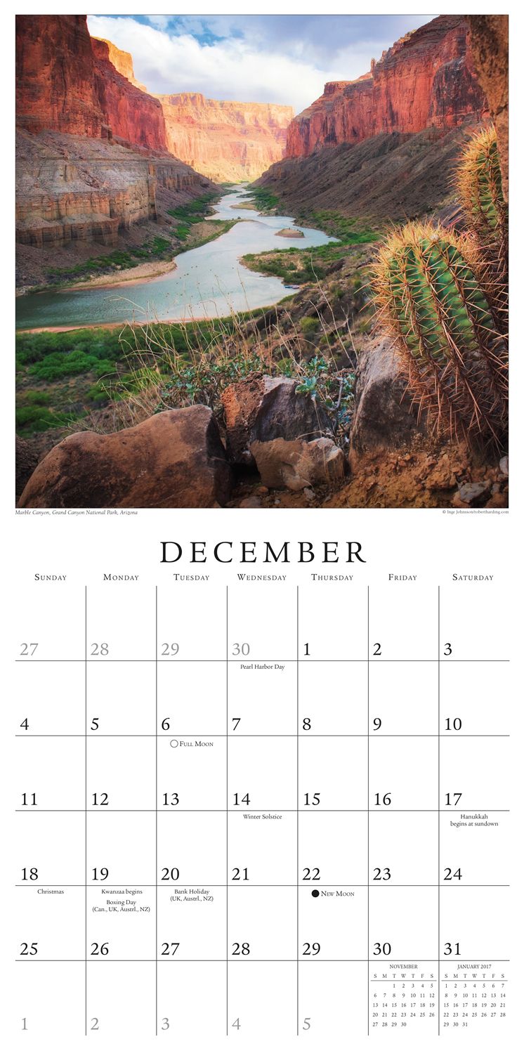 2016 American Landscapes Wall Calendar