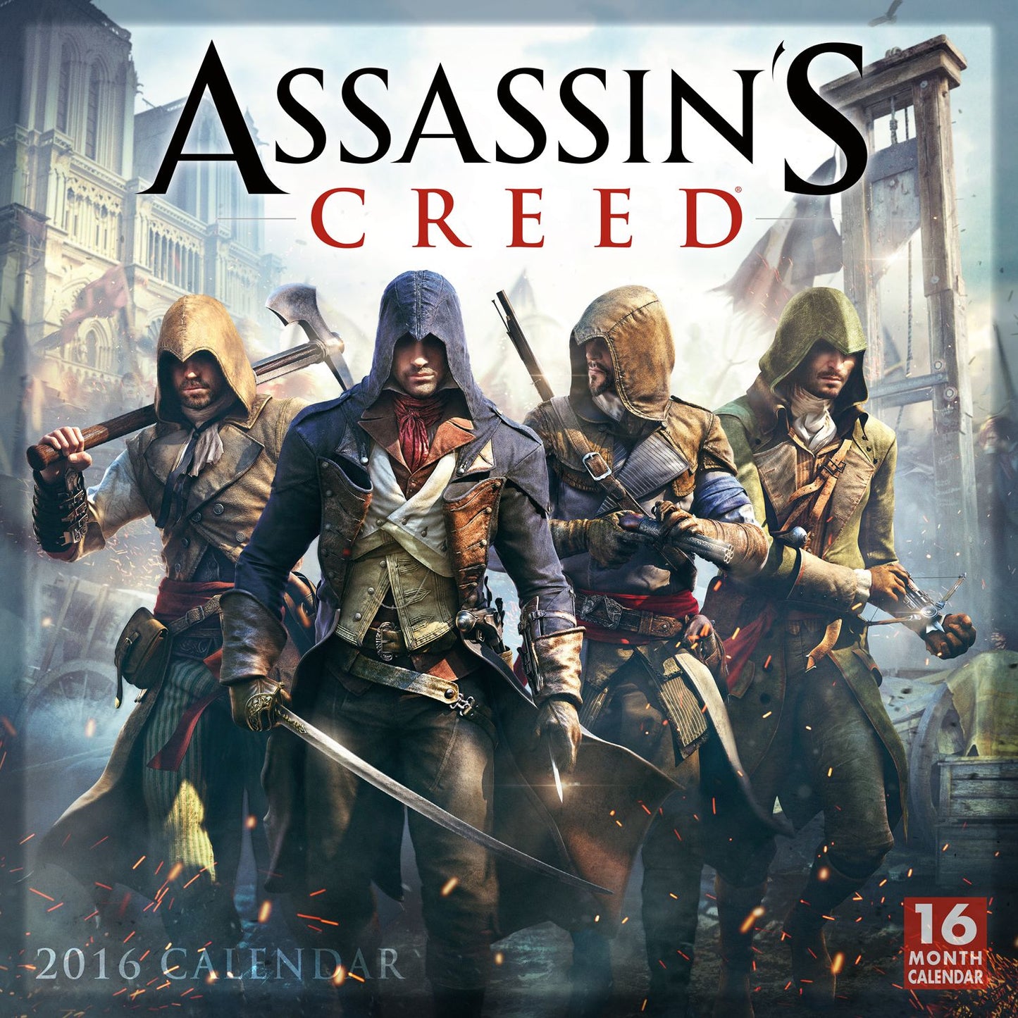 2016 Assassins Creed Wall Calendar