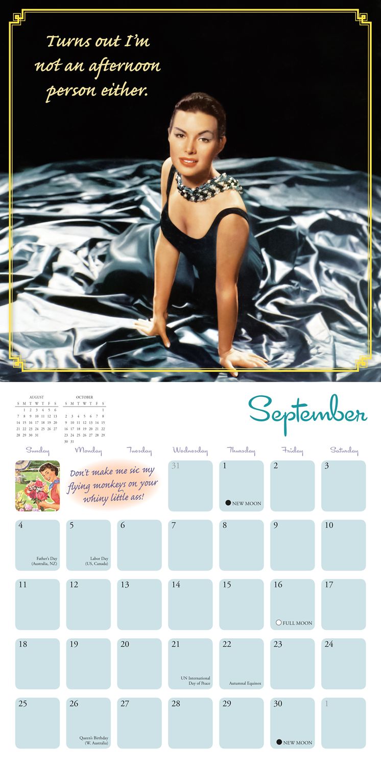 2016 B Word, The Wall Calendar