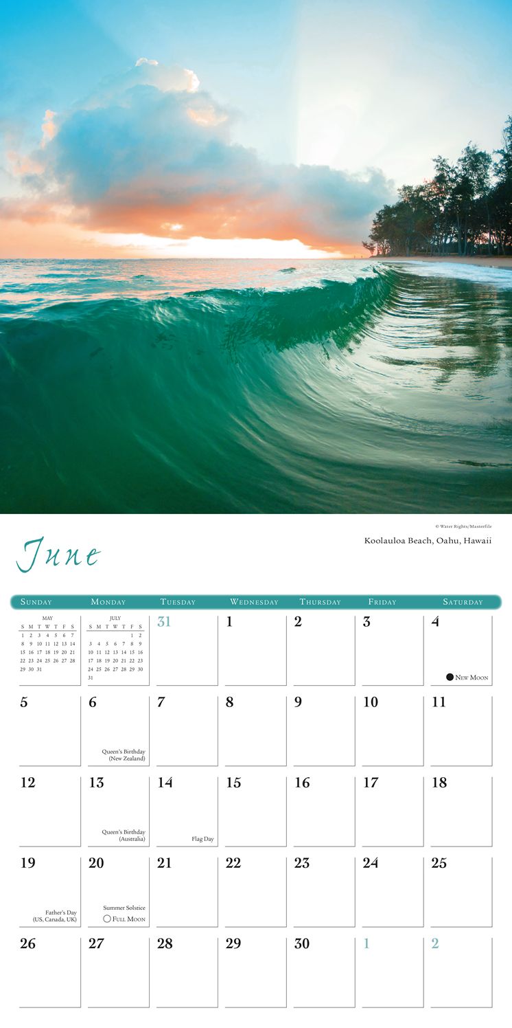2016 Islands in the Sun Wall Calendar
