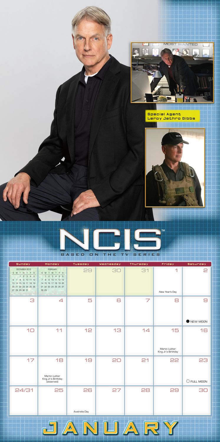 2016 NCIS Wall Calendar