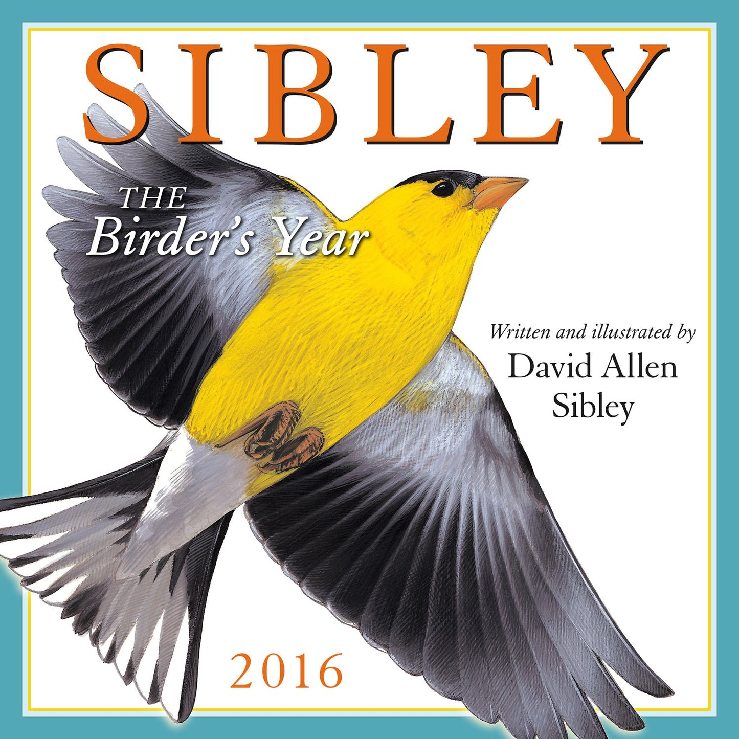 2016 Sibley: The Birder's Year Wall Calendar