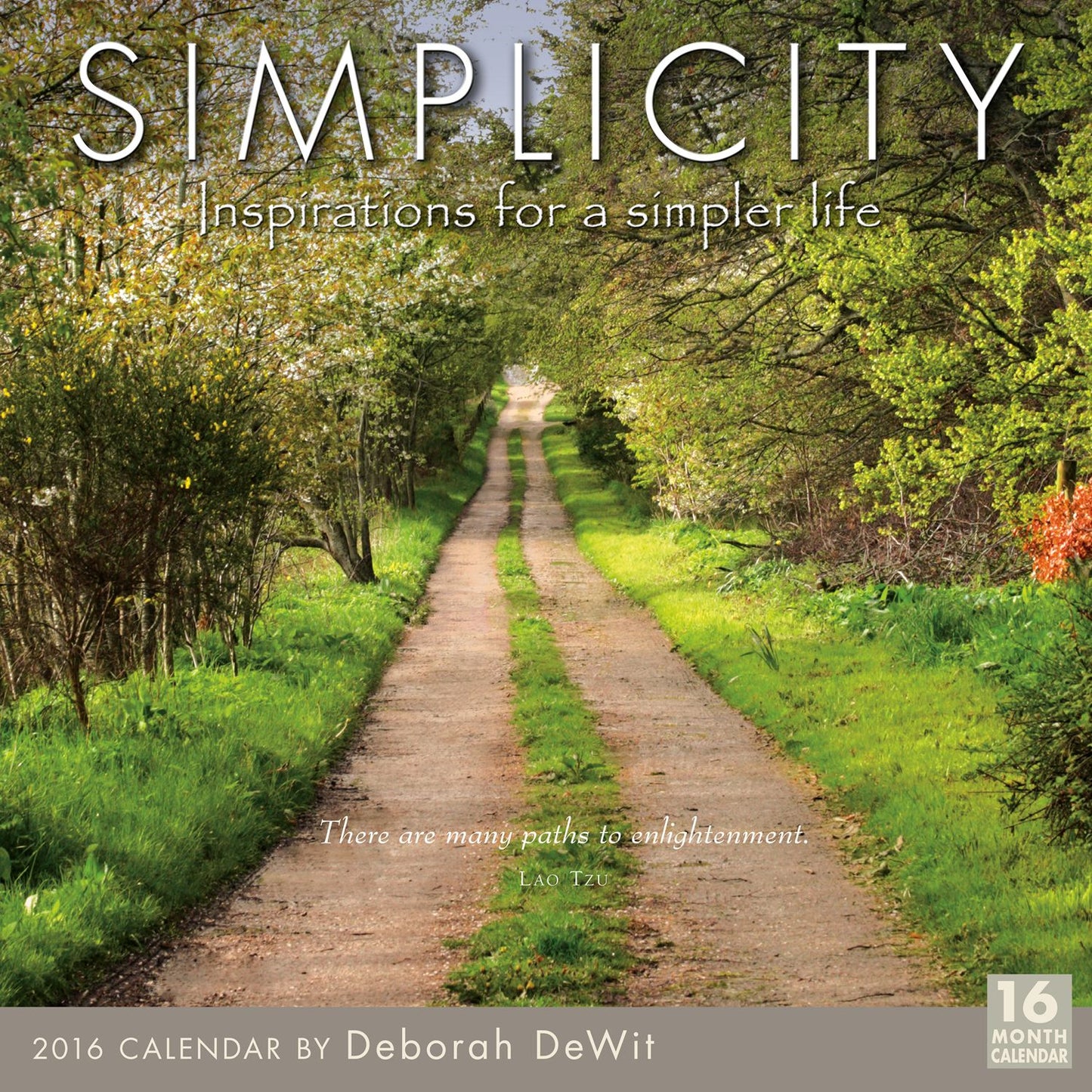 2016 Simplicity Wall Calendar