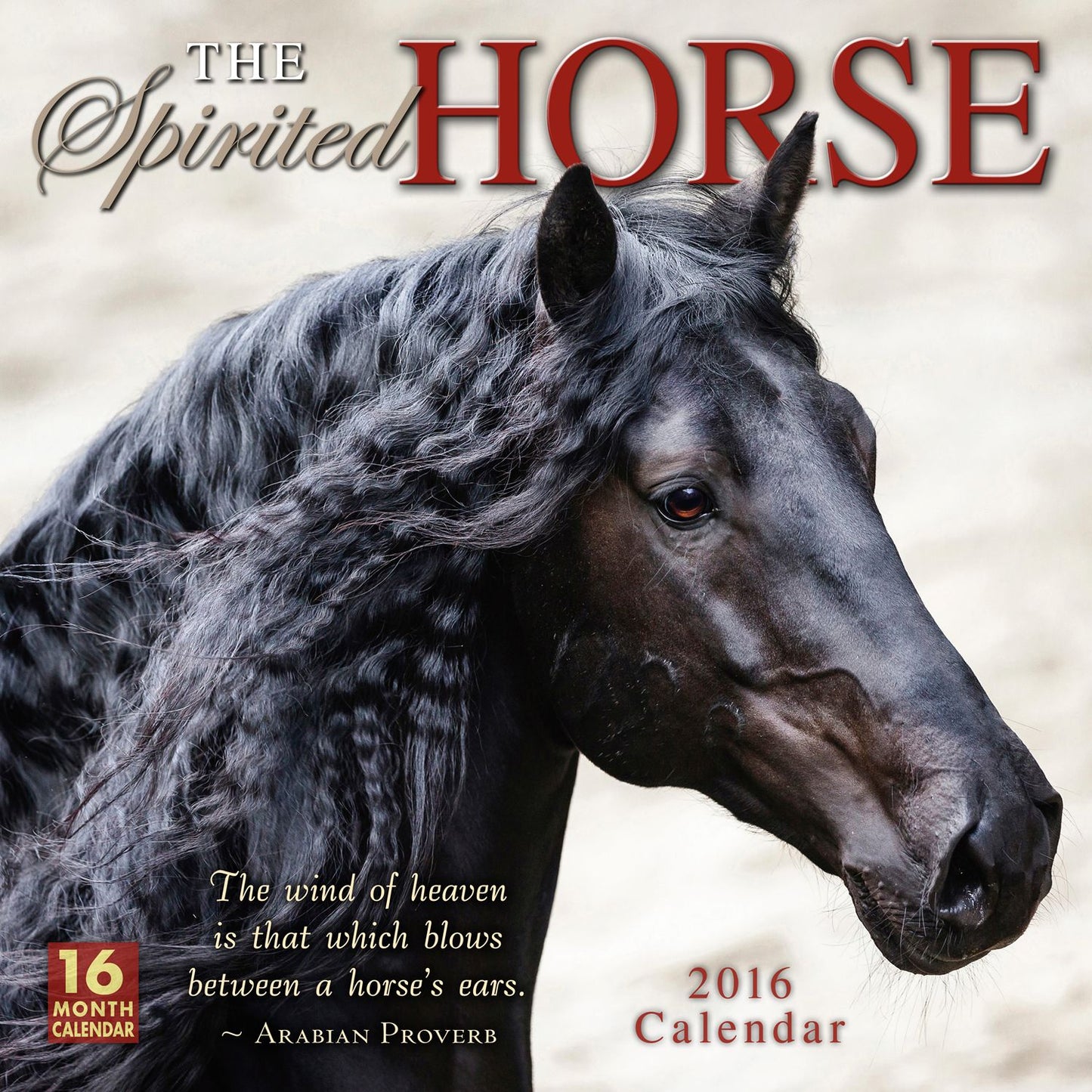 2016 Spirited Horse Wall Calendar