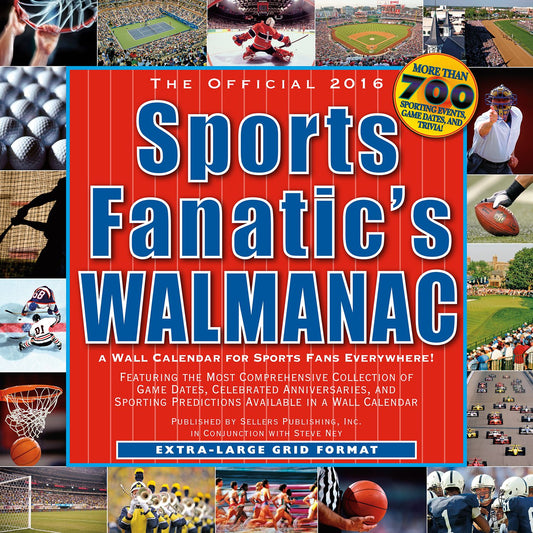 2016 Sports Fanatic Walmanac Wall Calendar