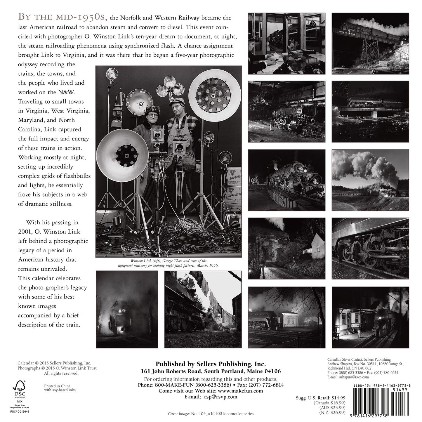 2016 Steam & Steel Wall Calendar