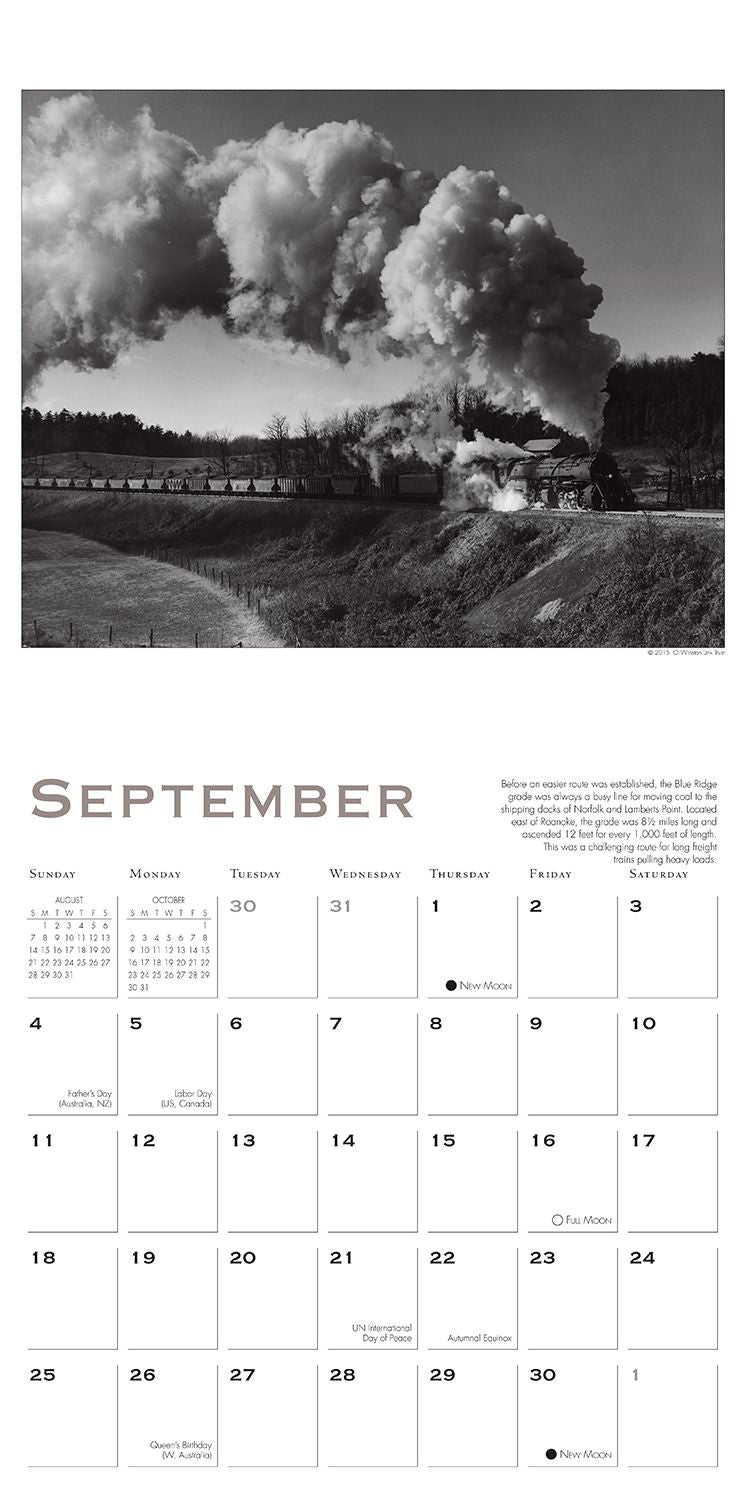 2016 Steam & Steel Wall Calendar