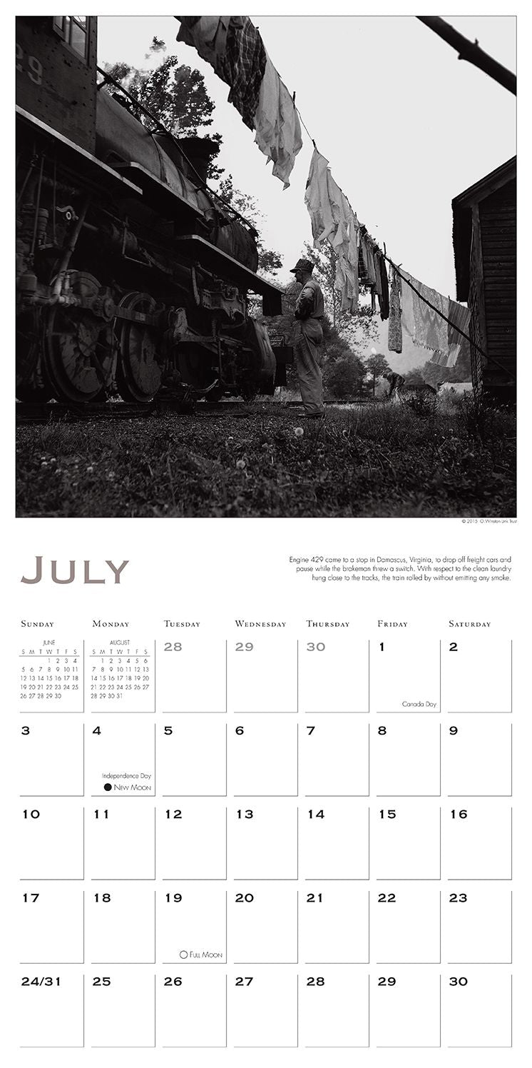 2016 Steam & Steel Wall Calendar