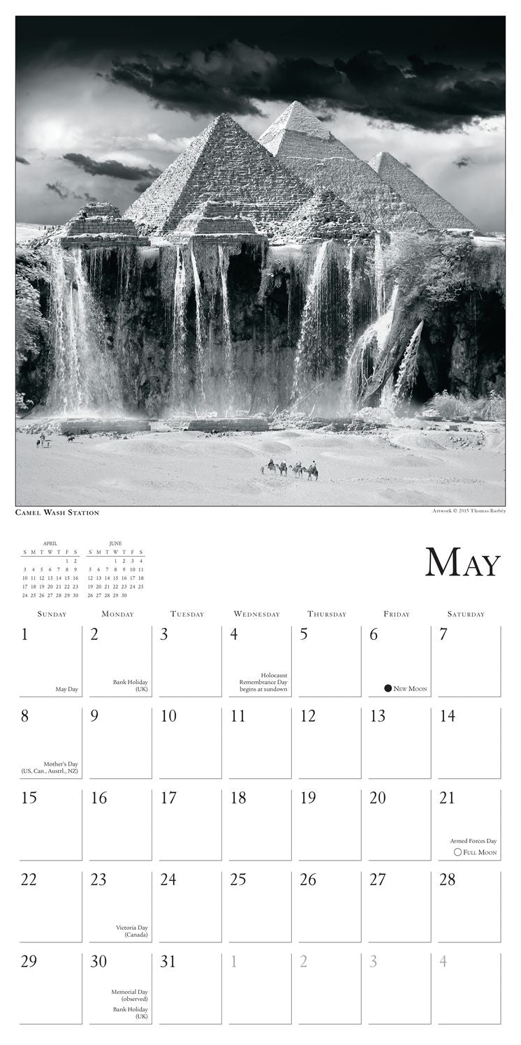 2016 Thomas Barby: A Collection of Photomontages Wall Calendar