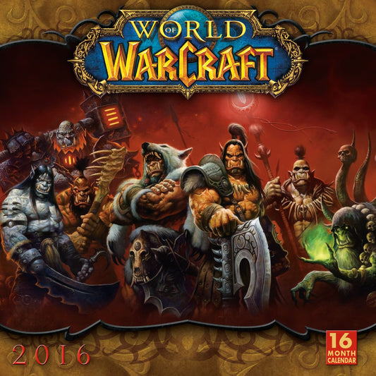 2016 World of Warcraft Wall Calendar