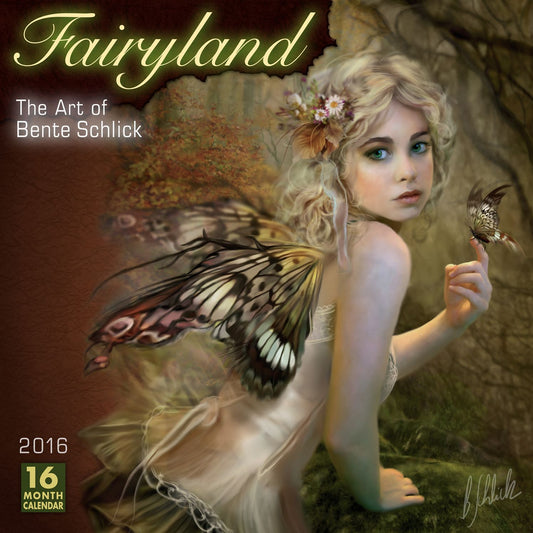 2016 Fairyland Bente Schlick Wall Calendar