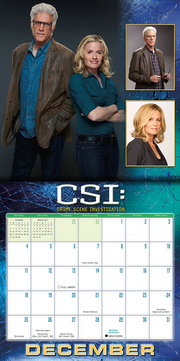 2016 CSI Wall Calendar