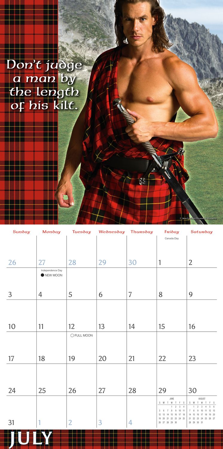 2016 Kilty Pleasures Wall Calendar
