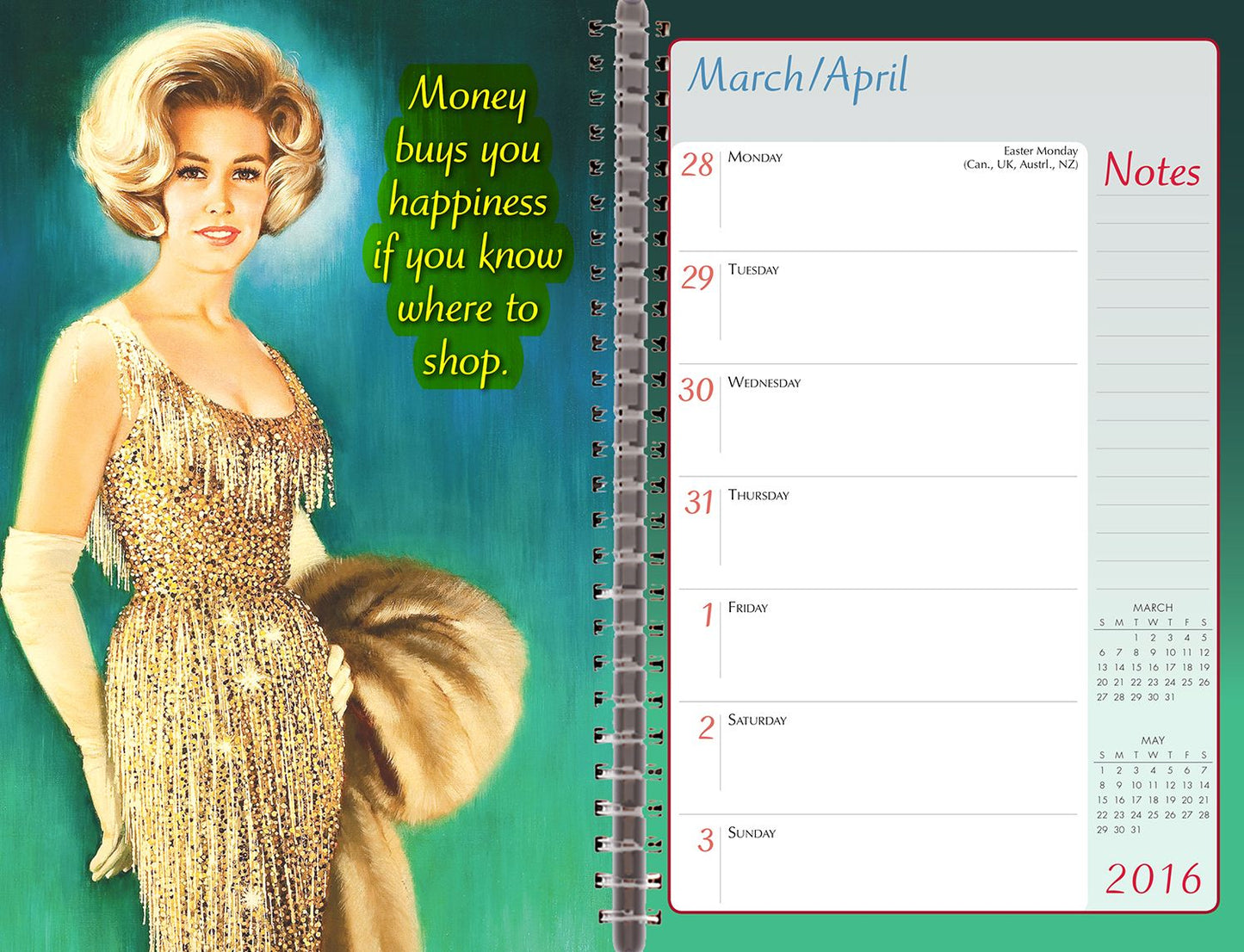 2016 B Word, The Engagement Calendar