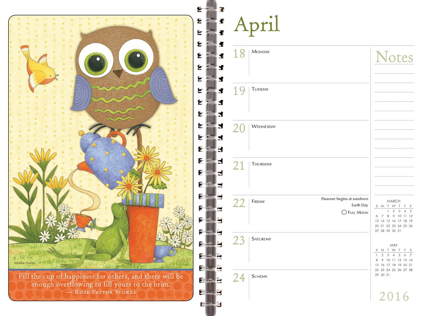 2016 Hootenanny Owls Engagement Calendar