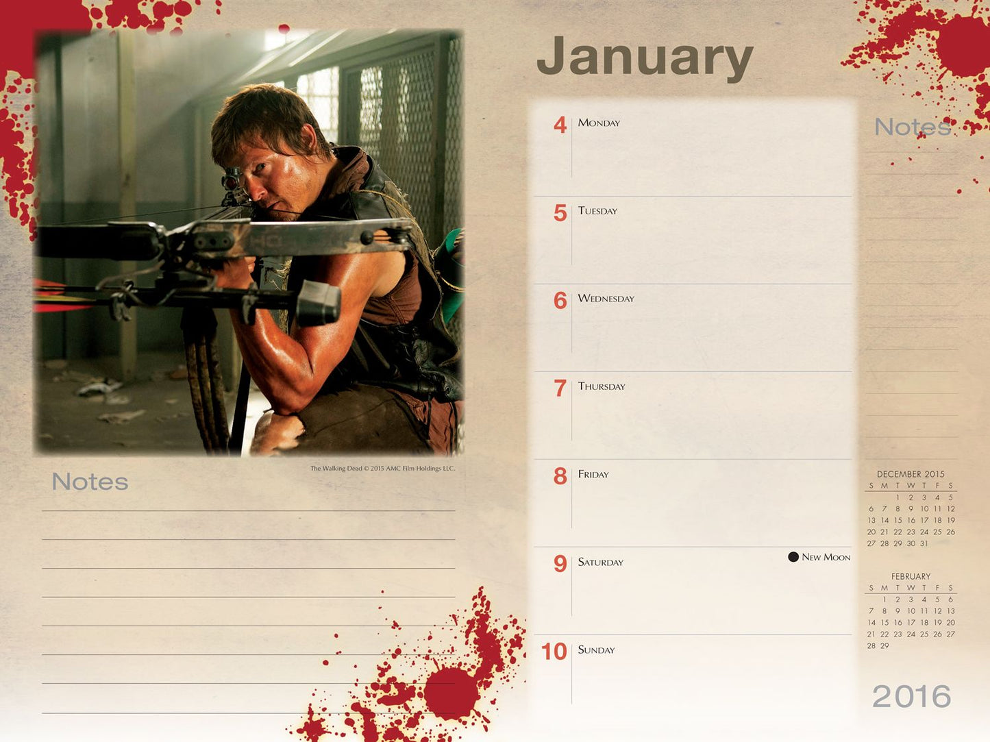 2016 Walking Dead, The Engagement Calendar