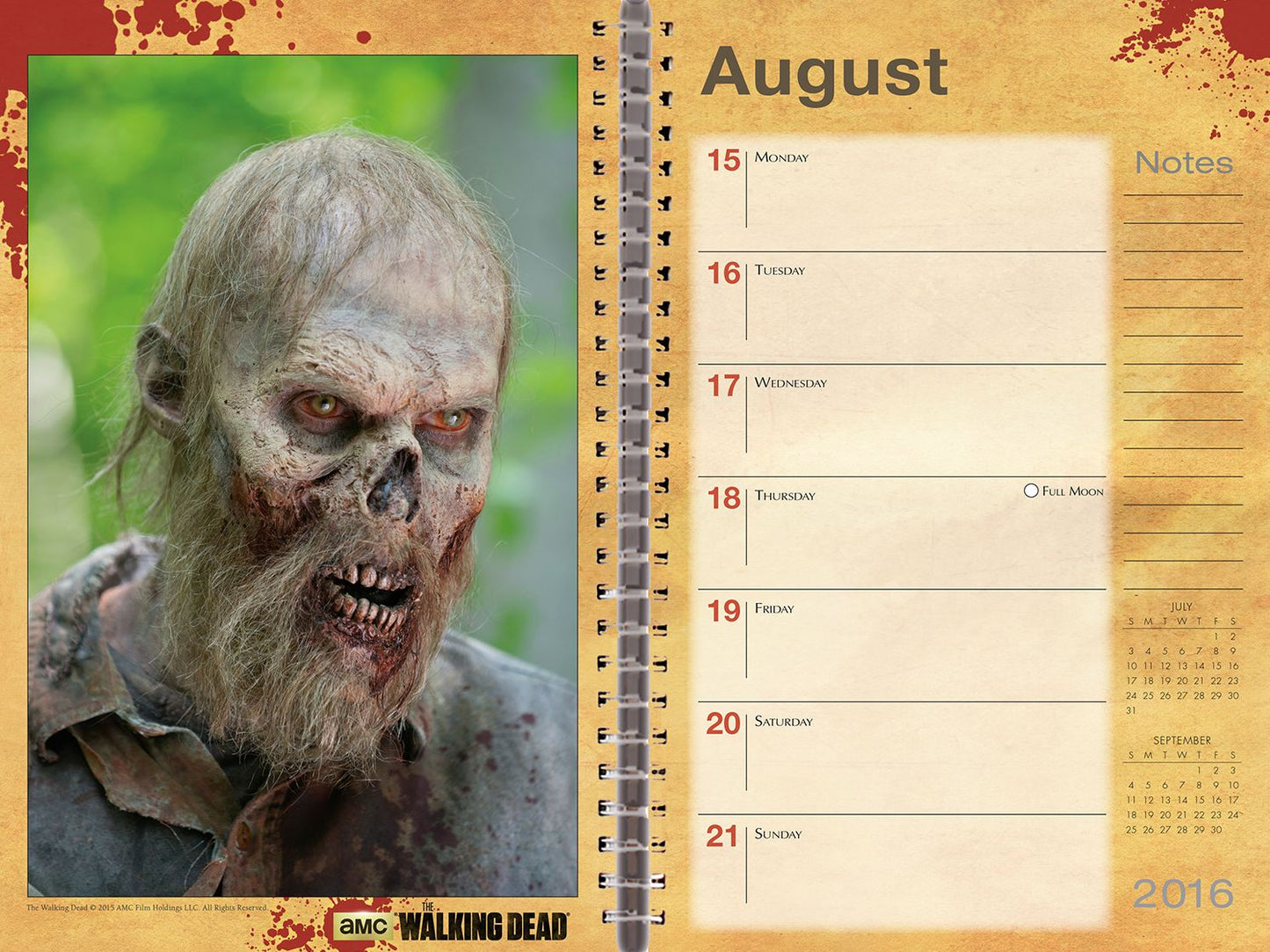 2016 Walking Dead, The Engagement Calendar