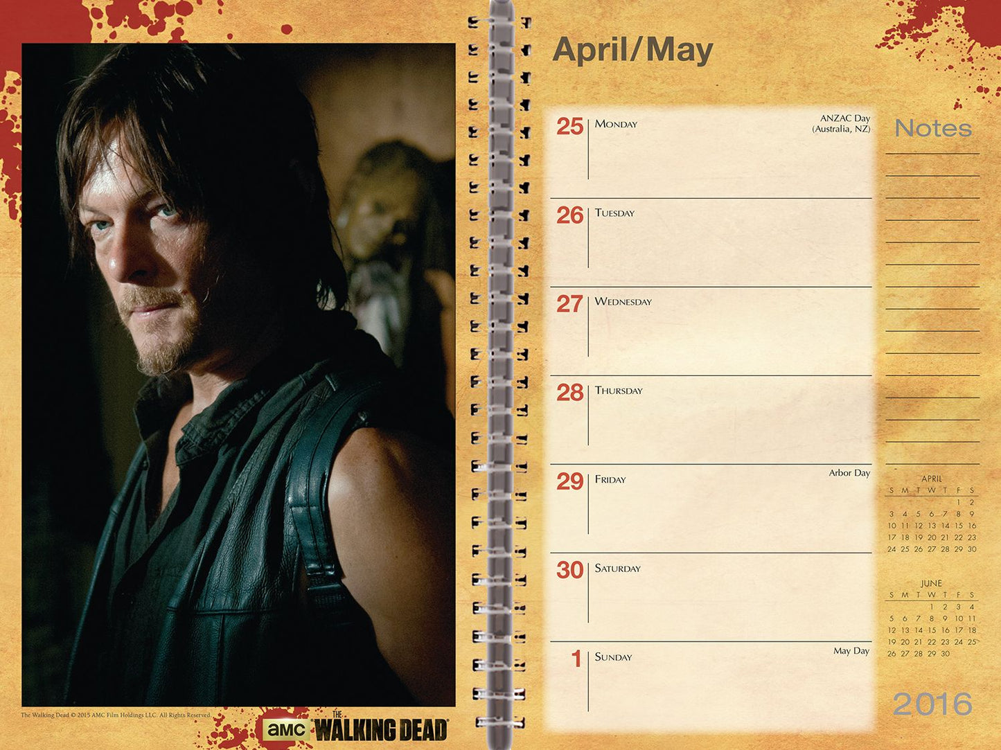 2016 Walking Dead, The Engagement Calendar