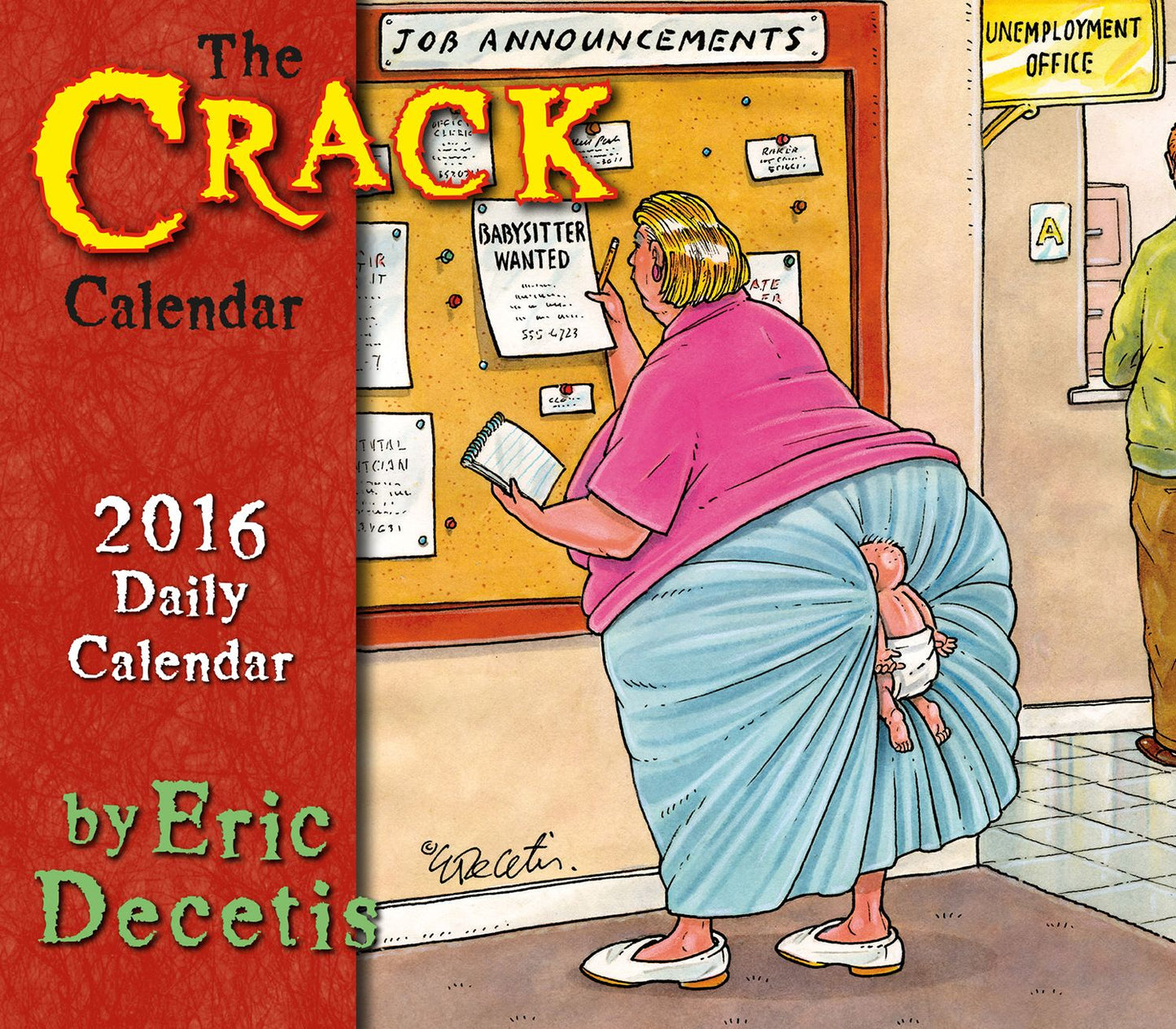 2016 Crack Calendar Decetis Box Daily Calendar