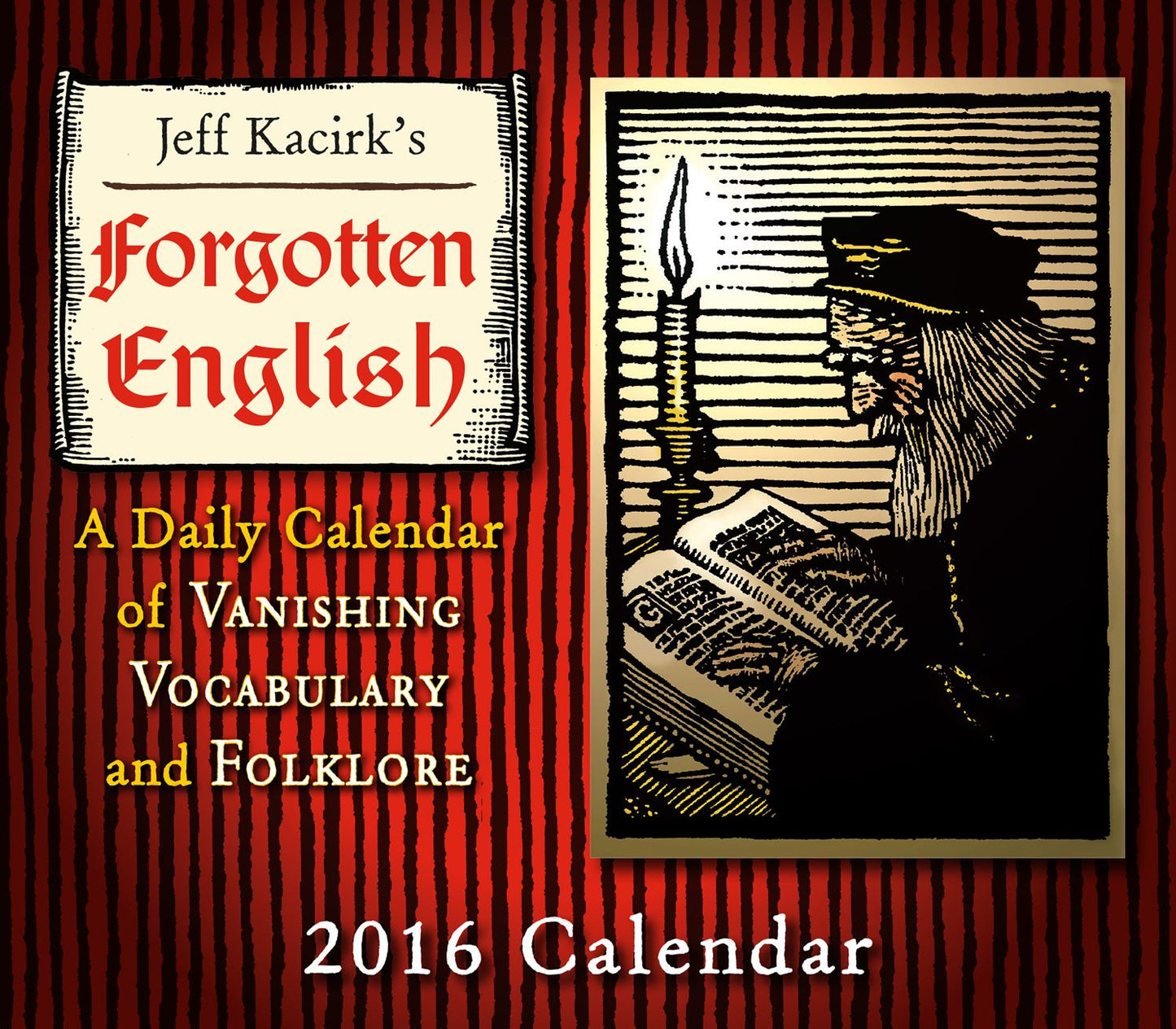 2016 Forgotten English Box Daily Calendar