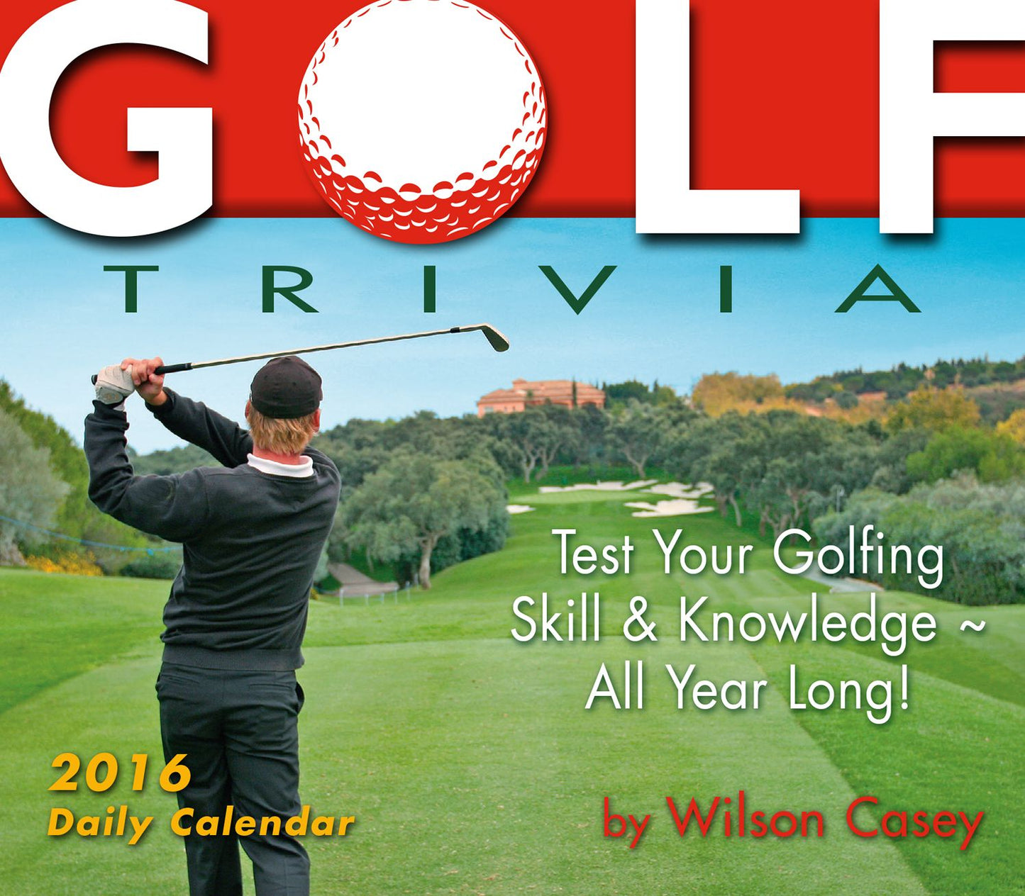 2016 Golf Trivia Box Daily Calendar