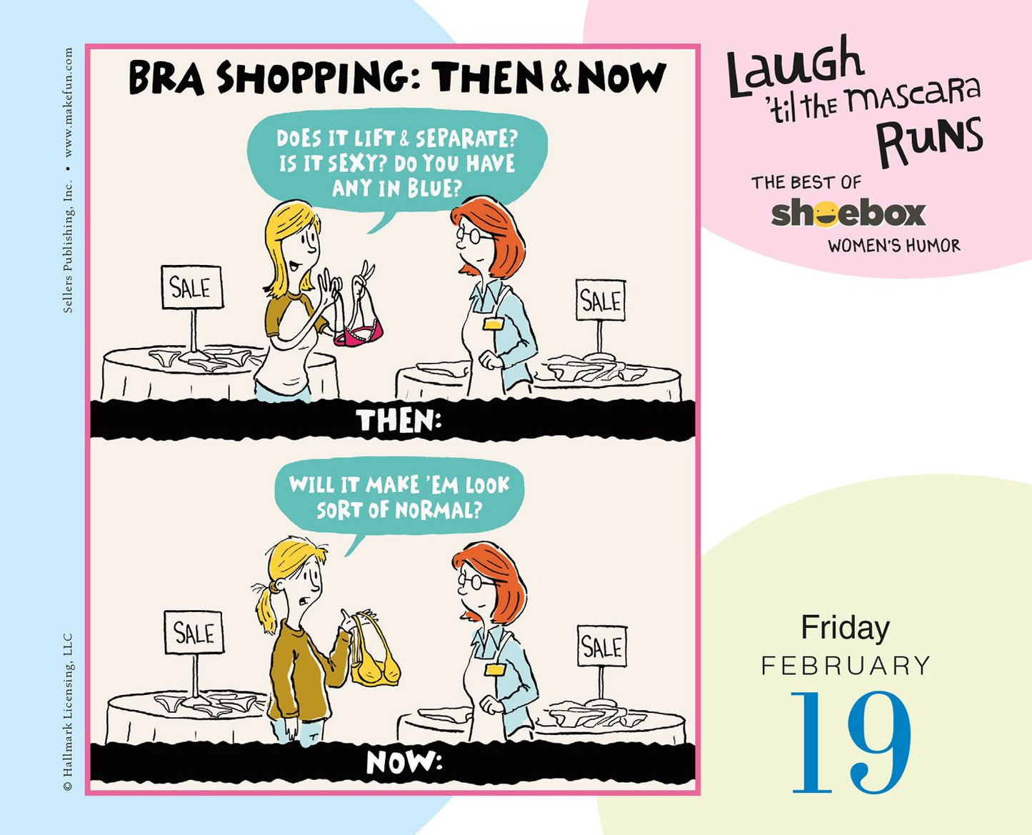 2016 Laugh 'til the Mascara Runs Box Daily Calendar