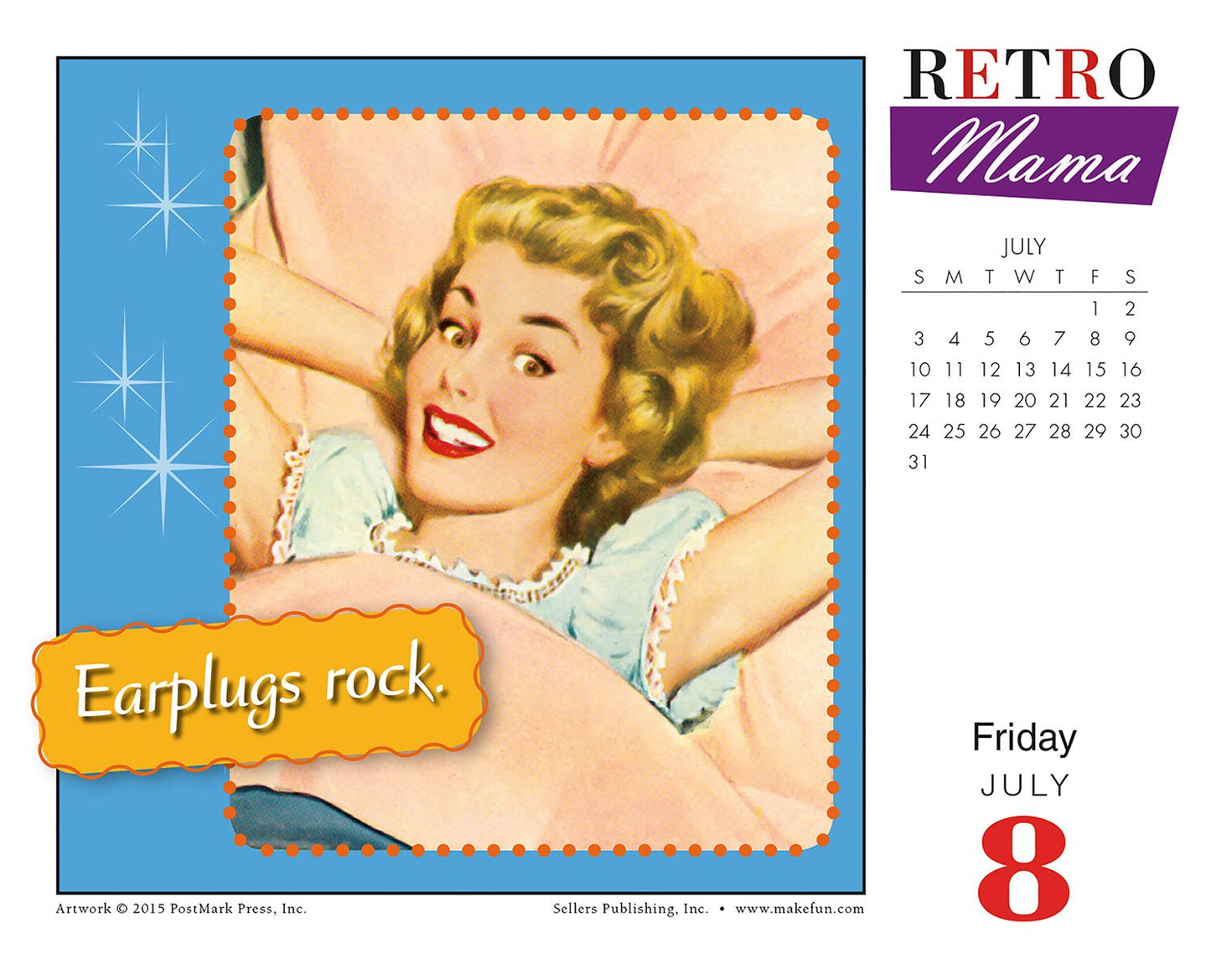 2016 Retro Mama Box Daily Calendar