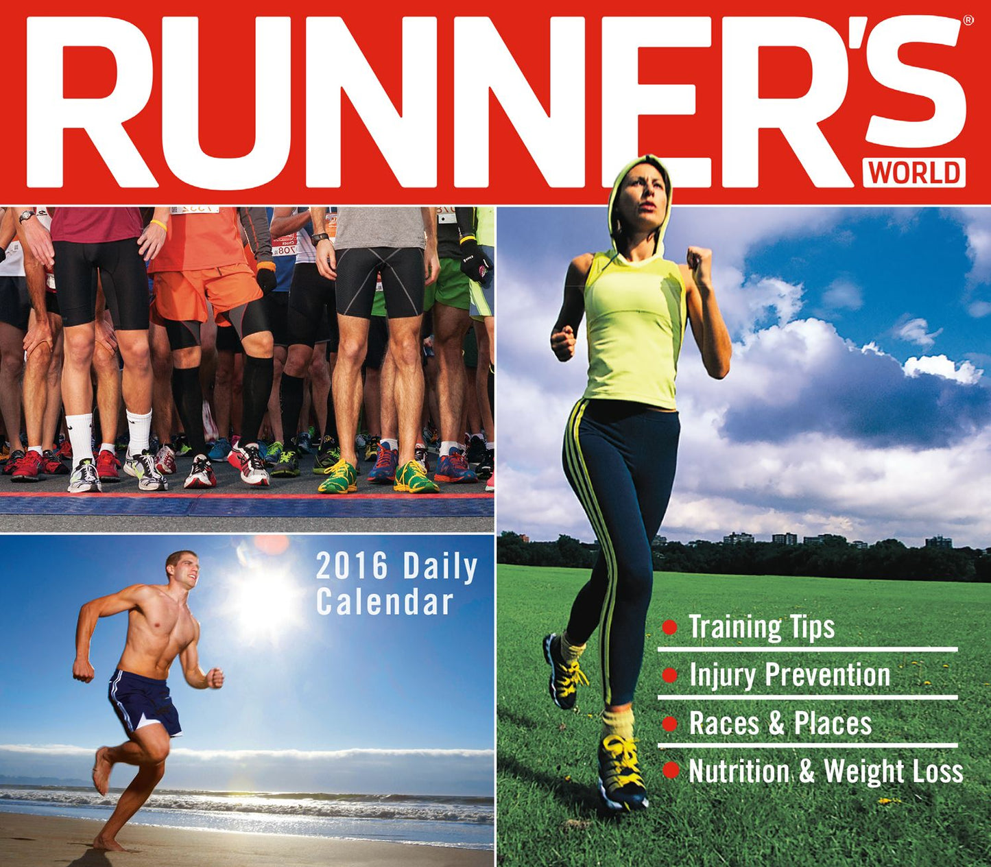 2016 Runner's World Box Daily Calendar