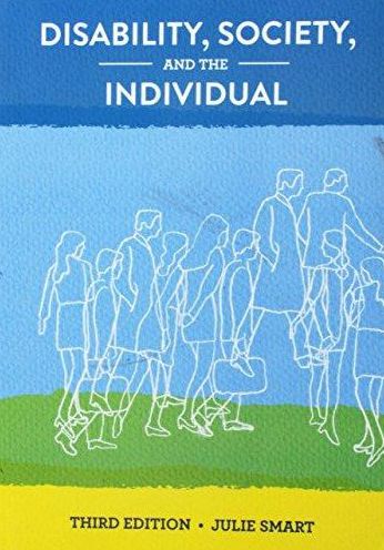 Disability, Society, and the Individual