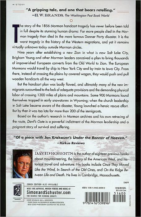 Devil's Gate: Brigham Young and the Great Mormon Handcart Tragedy