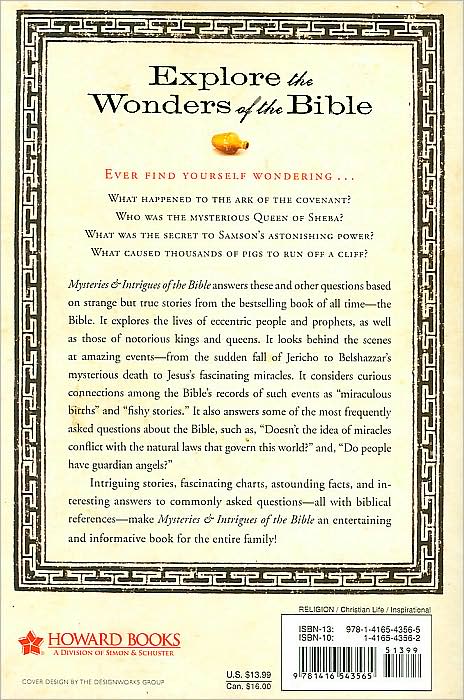 Mysteries and Intrigues of the Bible