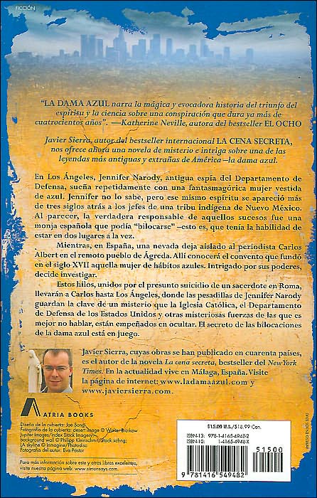 La dama azul: Novela