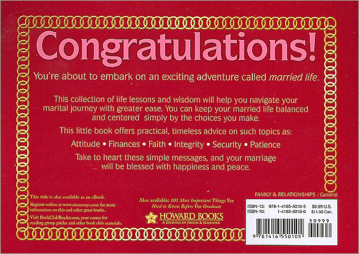 101 Most Important Things You Need to Know Before You Get Married: Life Lessons You're Going to Learn Sooner or Later...